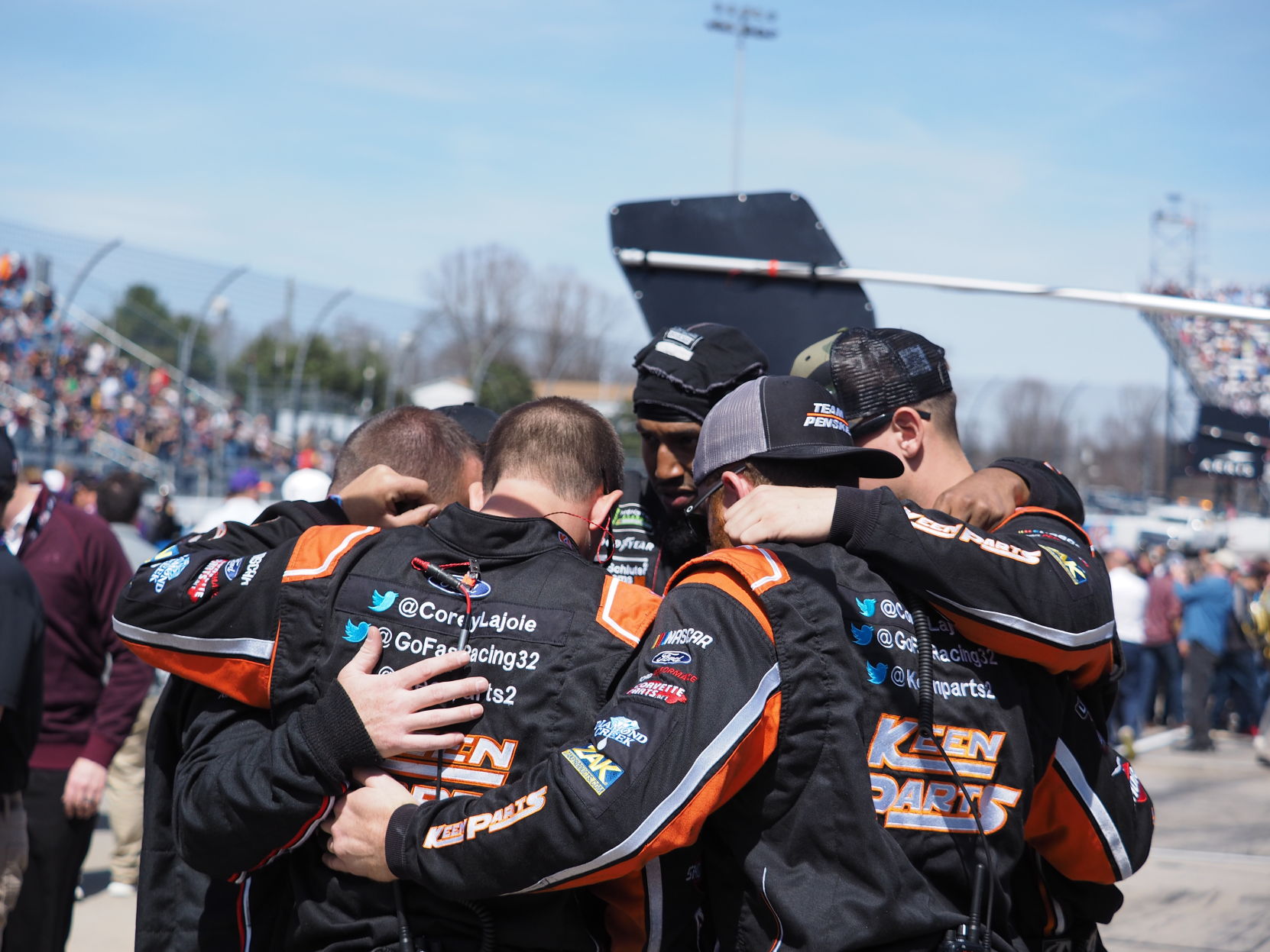 STP 500 Prerace prayer